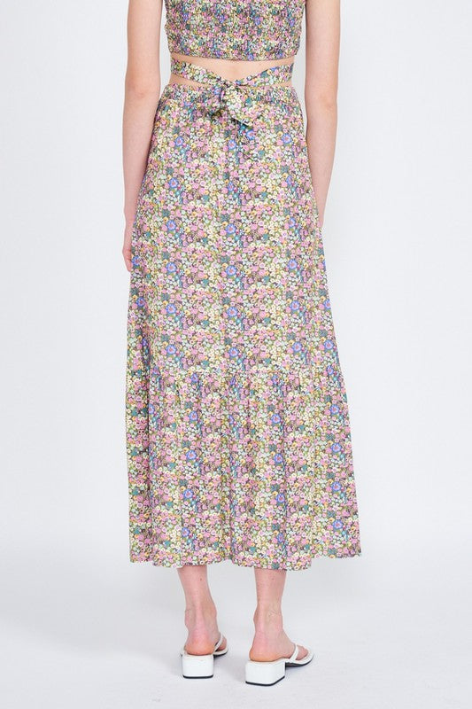 Hazel Floral Maxi Skirt