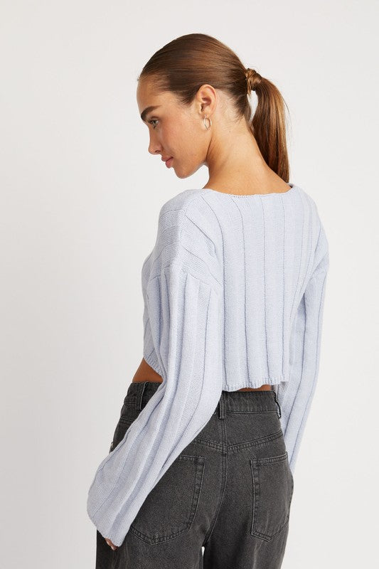 Teresa Wide Ribbed Top