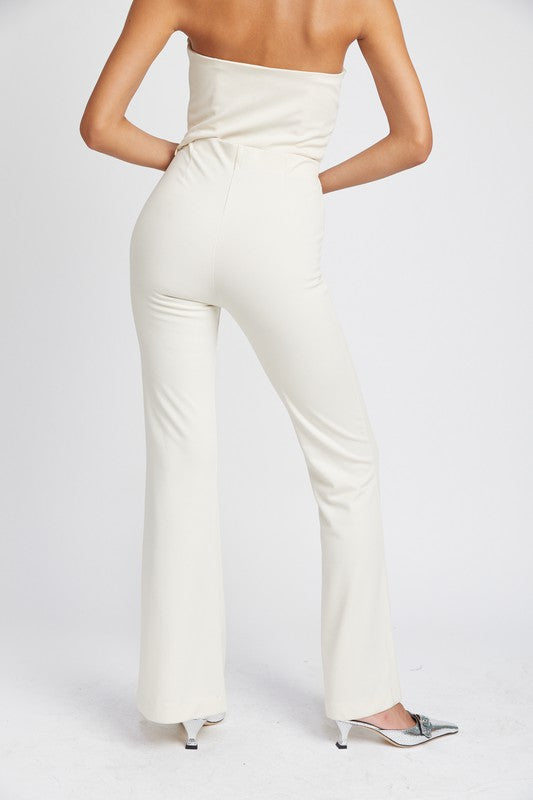 Rosette High Rise Flare Pant