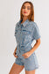 James Denim Romper