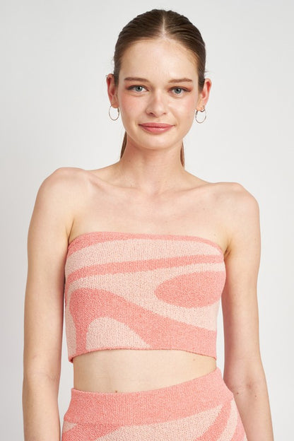 Orion Color Block Tube Top