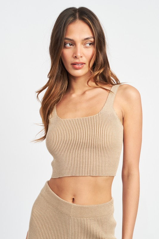 Gina Ribbed Top