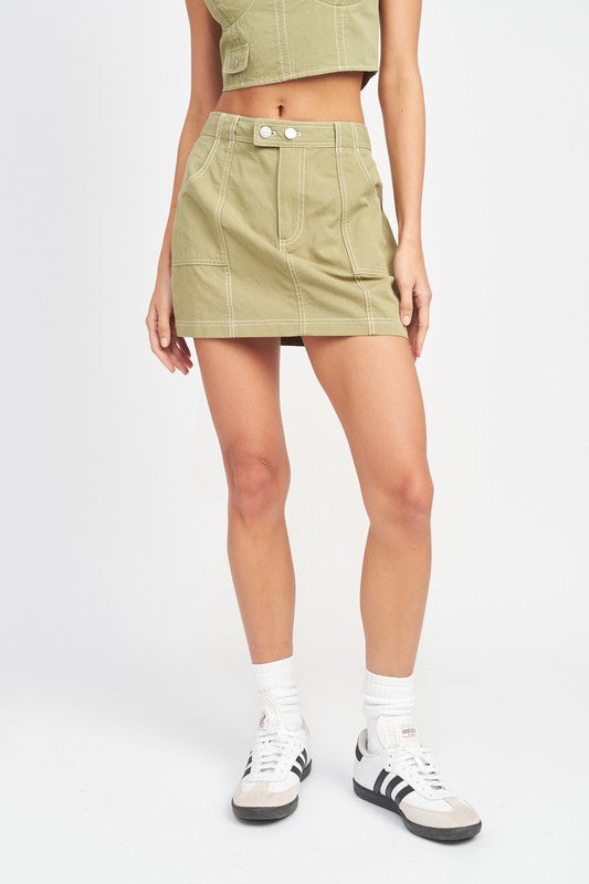 Maddox Mini Skirt
