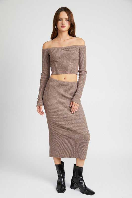 Lila Knit Ribbed Top