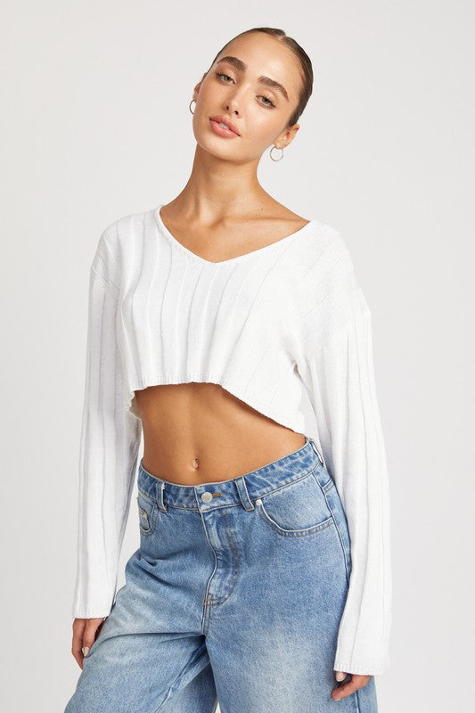 Teresa Wide Ribbed Top
