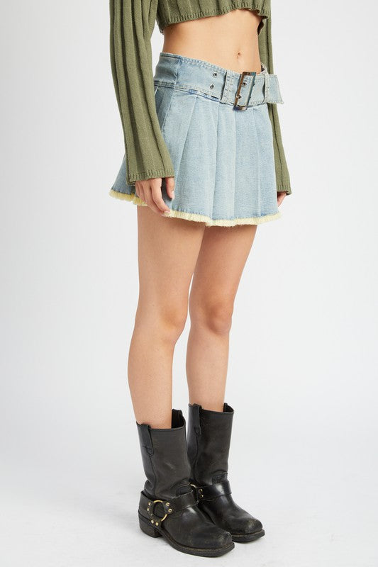 Baby Denim Mini Skirt