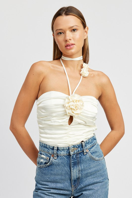 Bennie Rosette Top