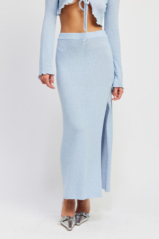 Gabriella Slit Maxi Skirt