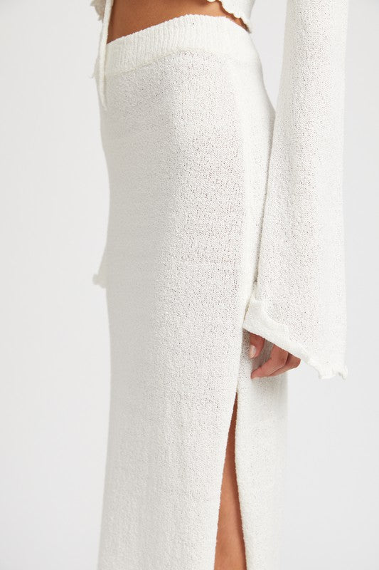 Gabriella Slit Maxi Skirt