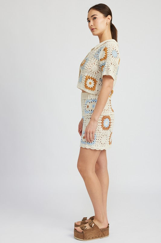 Felicity Crotchet Skirt