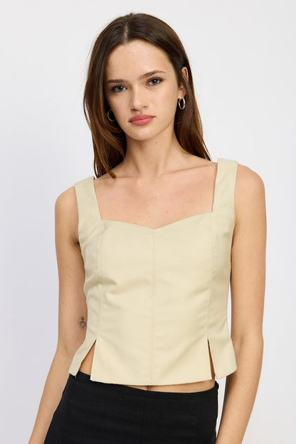 Asher Bustier Top