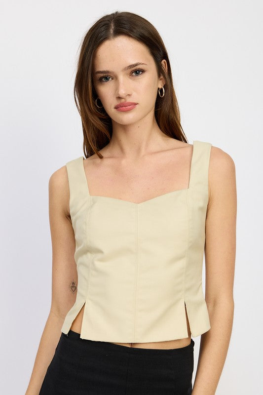Asher Bustier Top