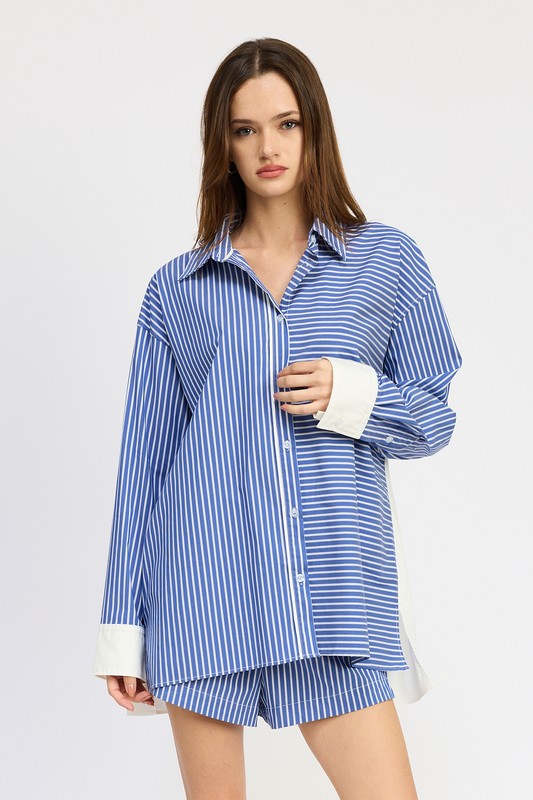 Nantucket Button Top