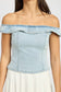 Denim Corset Top