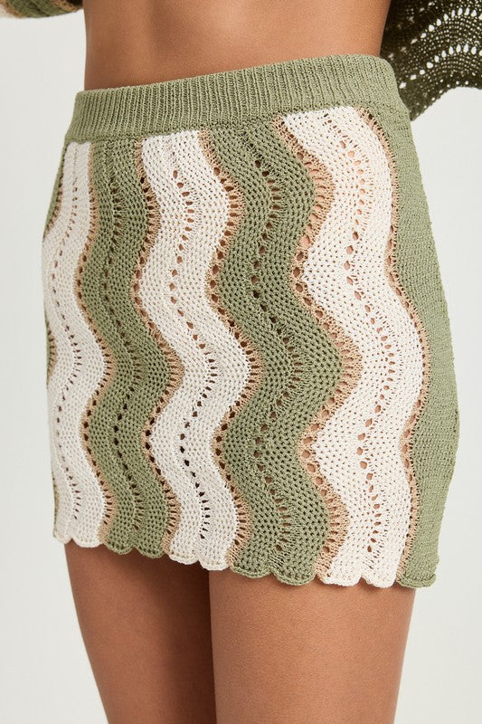 Crotchet Daze Mini Skirt