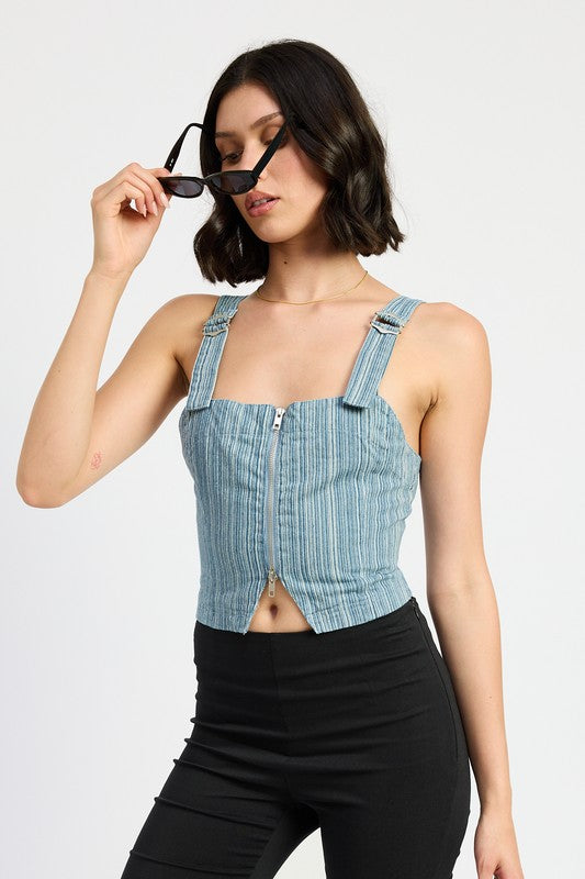 Lala Denim Corset