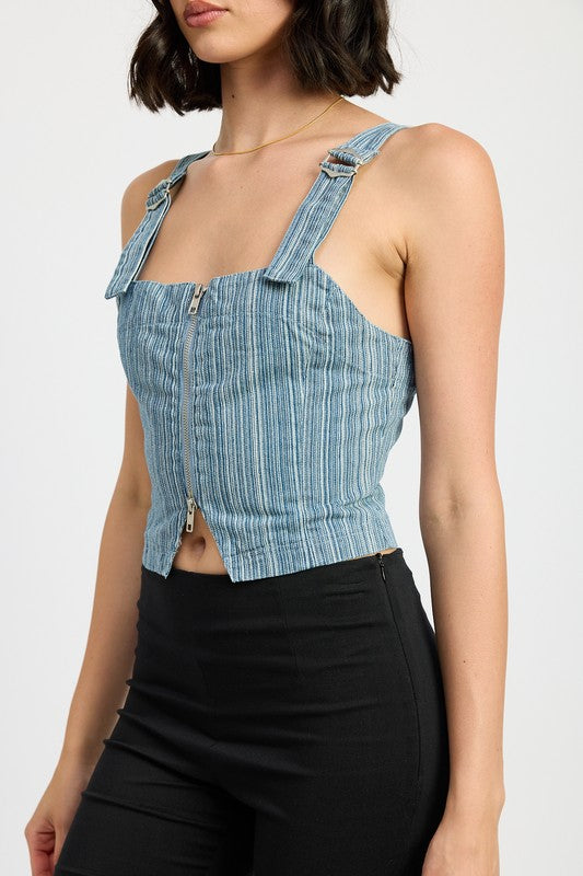 Lala Denim Corset
