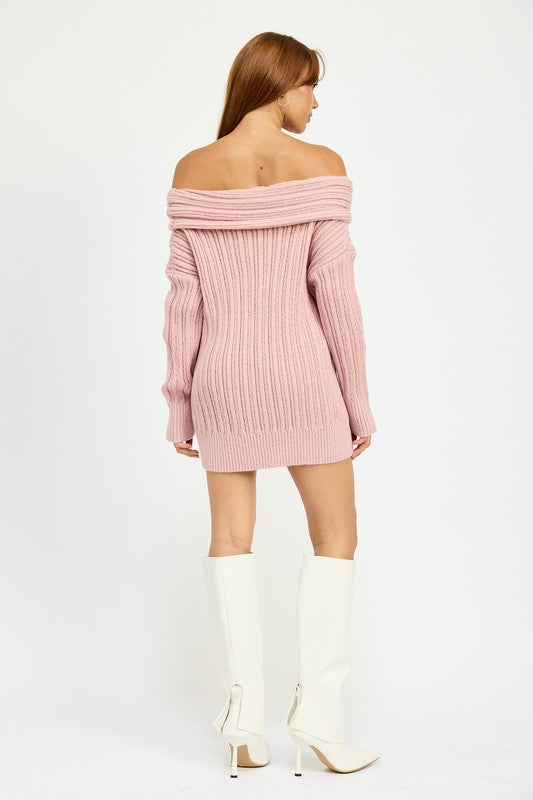 Bubble Gum Sweater Dress