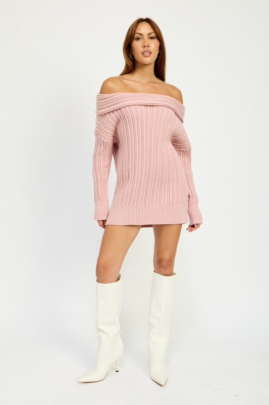 Bubble Gum Sweater Dress