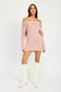 Bubble Gum Sweater Dress