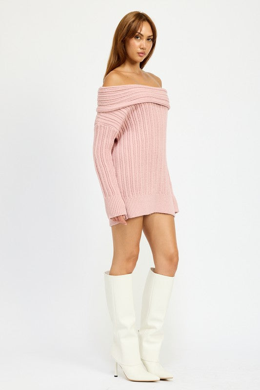 Bubble Gum Sweater Dress