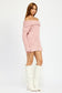 Bubble Gum Sweater Dress