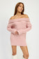 Bubble Gum Sweater Dress