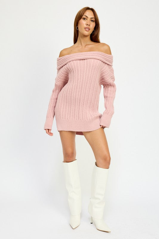 Bubble Gum Sweater Dress