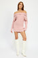 Bubble Gum Sweater Dress