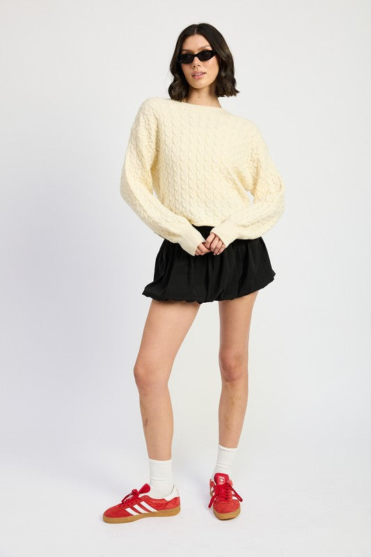 Essential Cable Knit Sweater