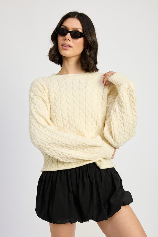 Essential Cable Knit Sweater
