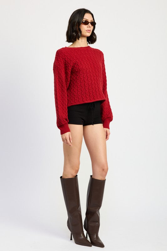 Essential Cable Knit Sweater