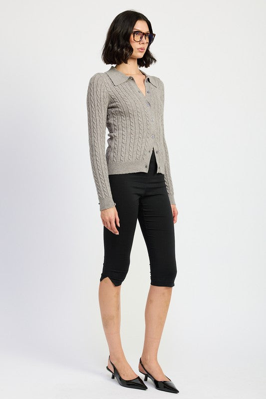 Telluride Cable Knit Top