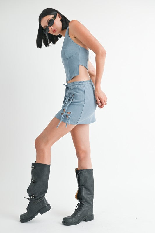 French Terry Halter Top