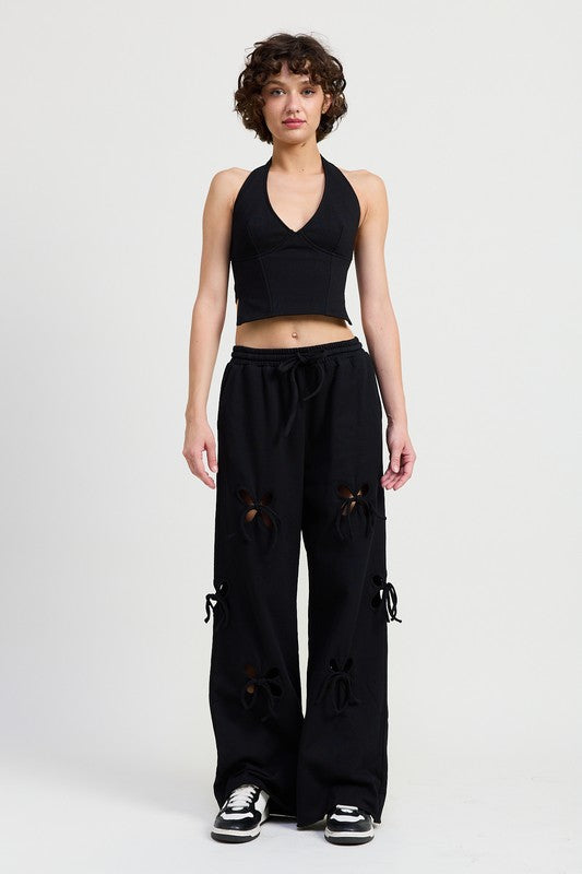 French Terry Halter Top