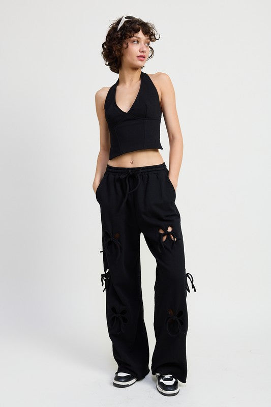 French Terry Halter Top