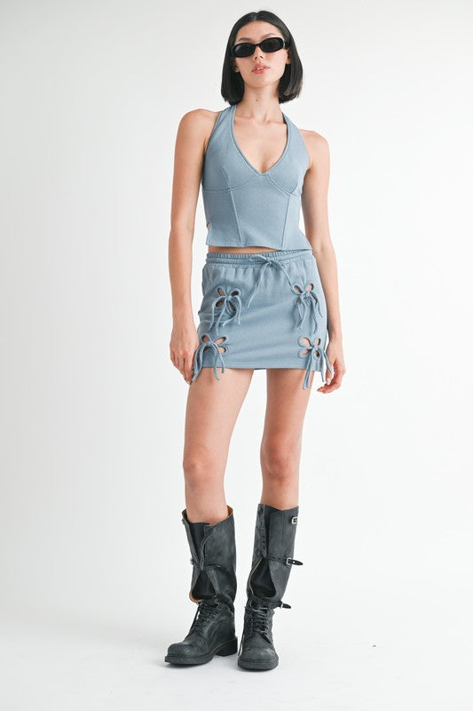 French Terry Halter Top