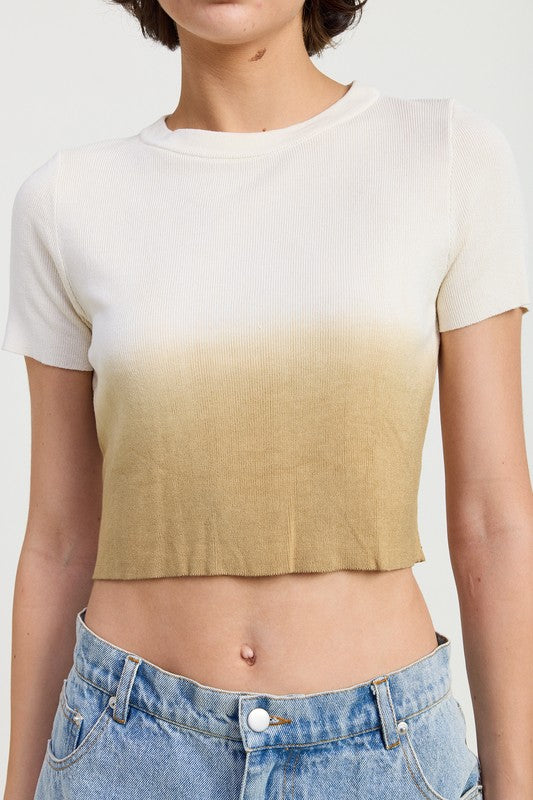 Ombré Crew Top