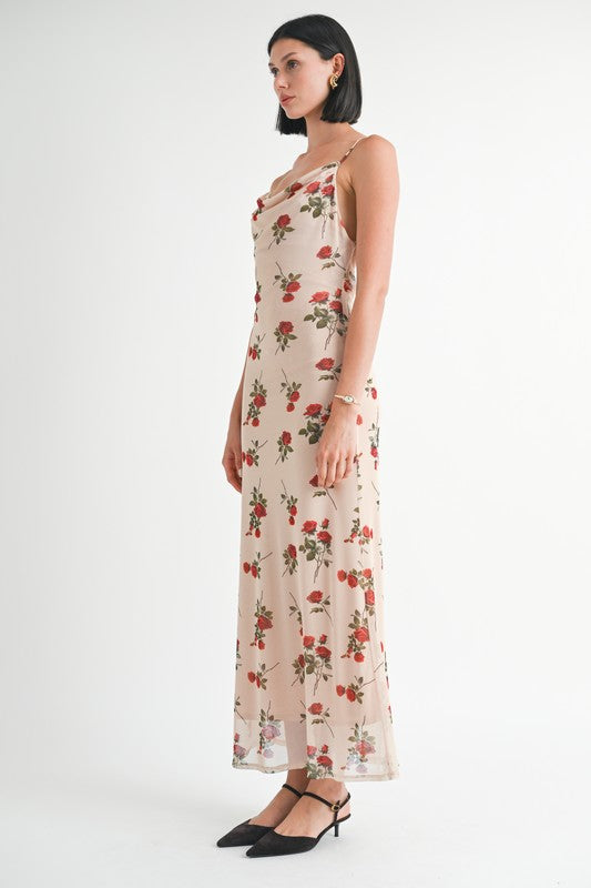 Valentine Rose Maxi Dress