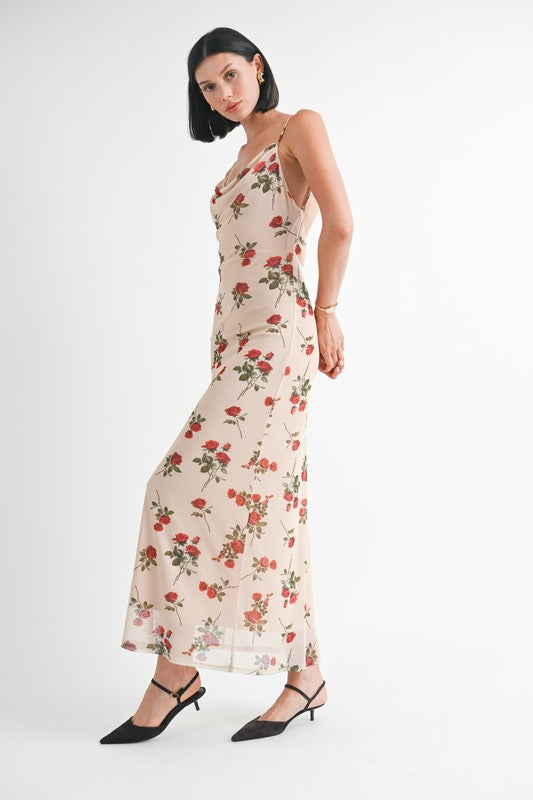 Valentine Rose Maxi Dress