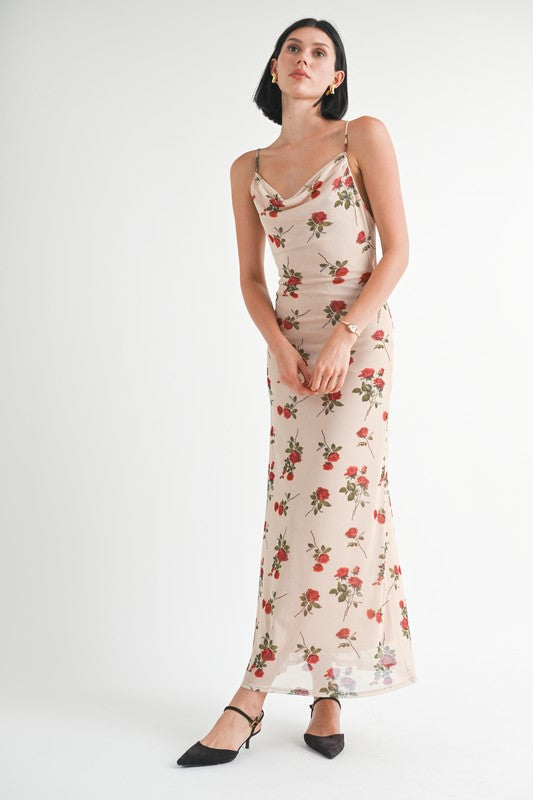 Valentine Rose Maxi Dress