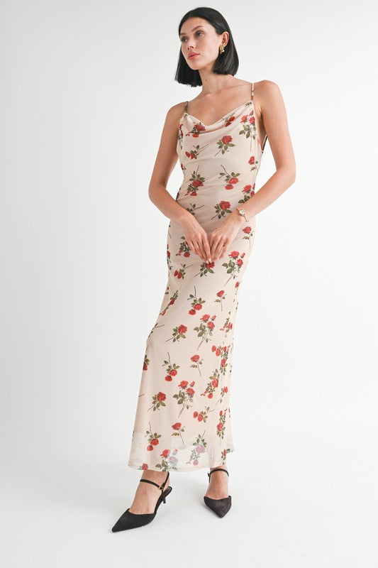 Valentine Rose Maxi Dress