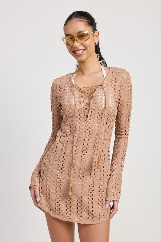 Lace Cover Up Dress